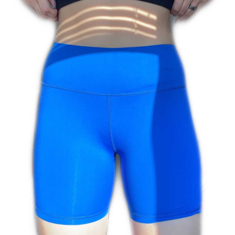 Bundles of Two Pairs of Biker Shorts Blue and Gray